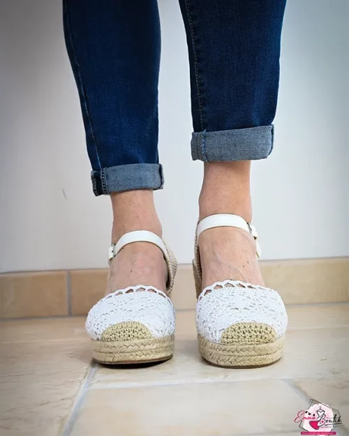 Espadrilles en tissu Blanc