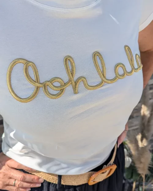 T-Shirt Blanc « OOHLALA »