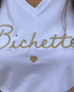 T-Shirt Blanc « BICHETTE »