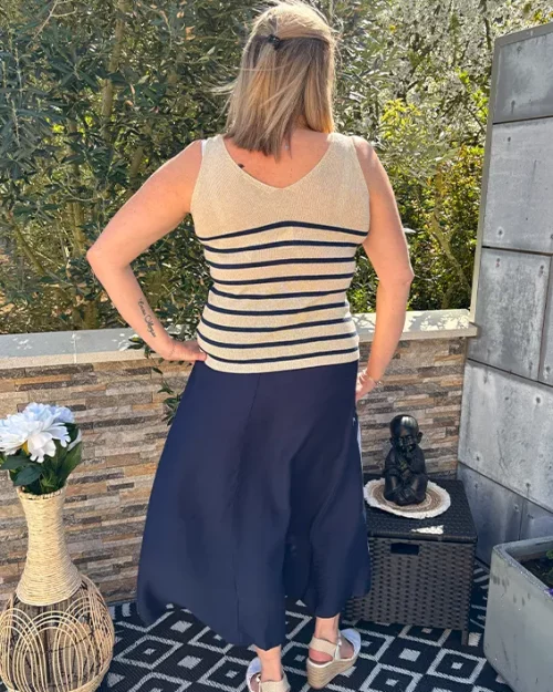 Top à rayures