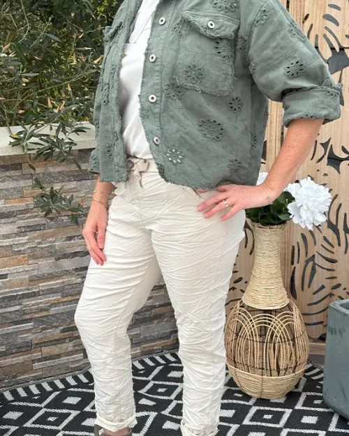 Veste brodée