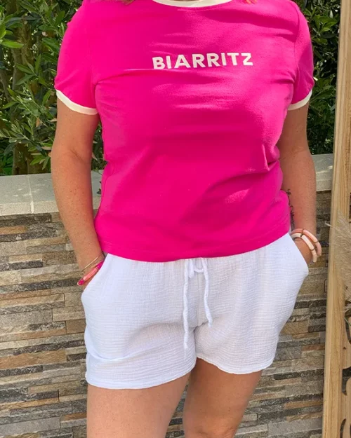 Short gaz de coton